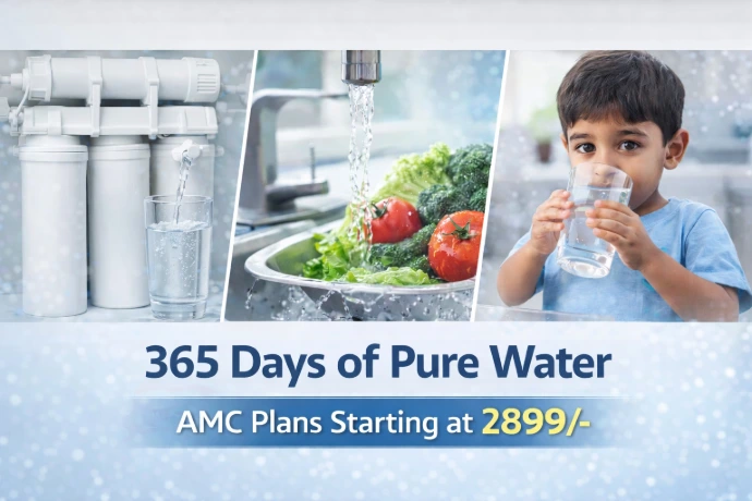Water filter comprehensive AMC starts from ₹2899 